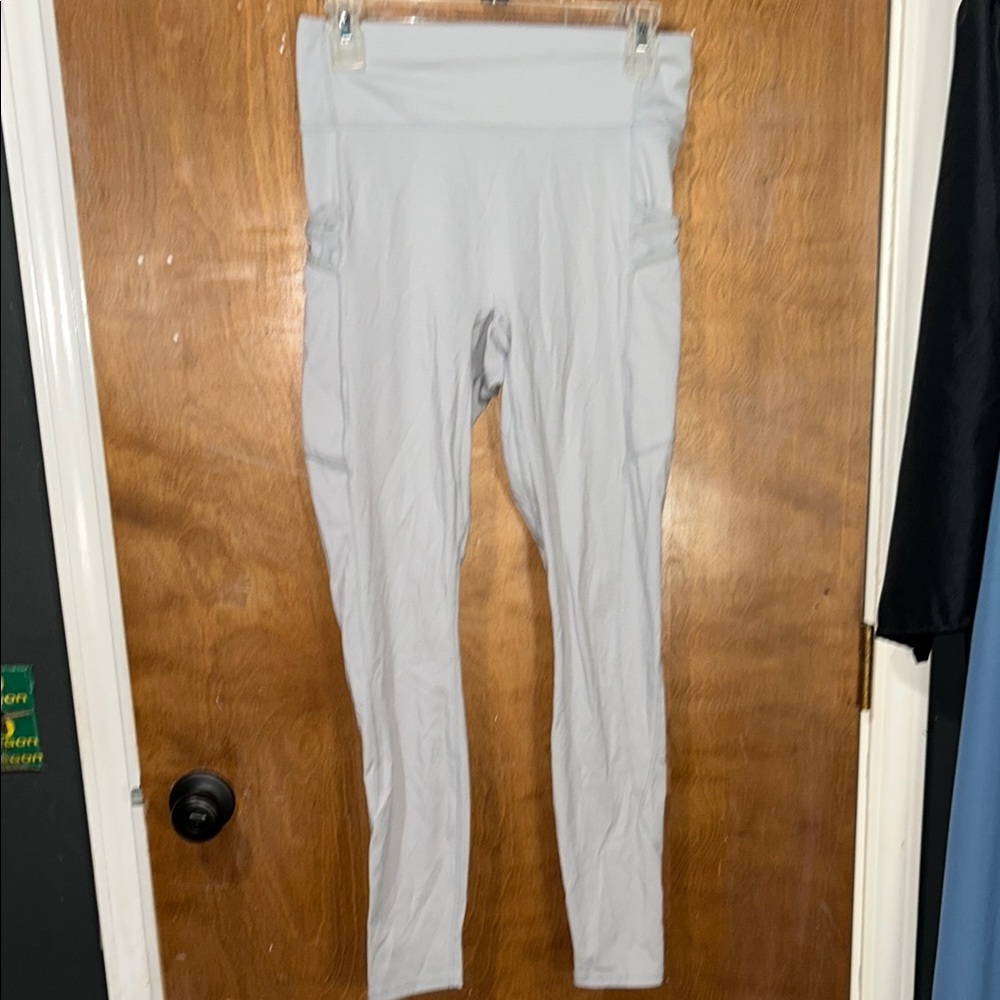 Light Gray High-Waisted Leggings